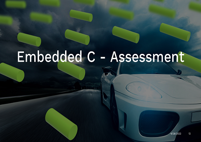 Embedded C - Assessment EDUASSEMBC12