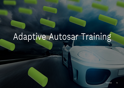 Adaptive Autosar Training EDUAUT1822