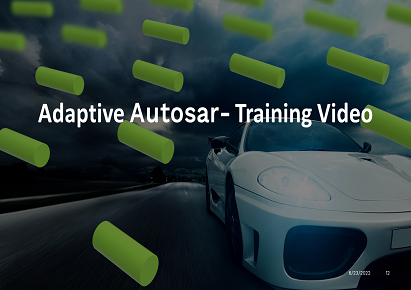 Adaptive Autosar - Training Videos EDUCEI1012