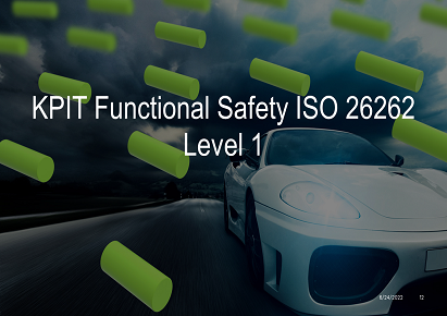 KPIT Functional Safety ISO 26262 Level 1 Assessment EDUCEI1033