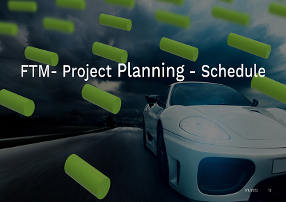 FTM- Project Planning - Schedule EDUCEI123