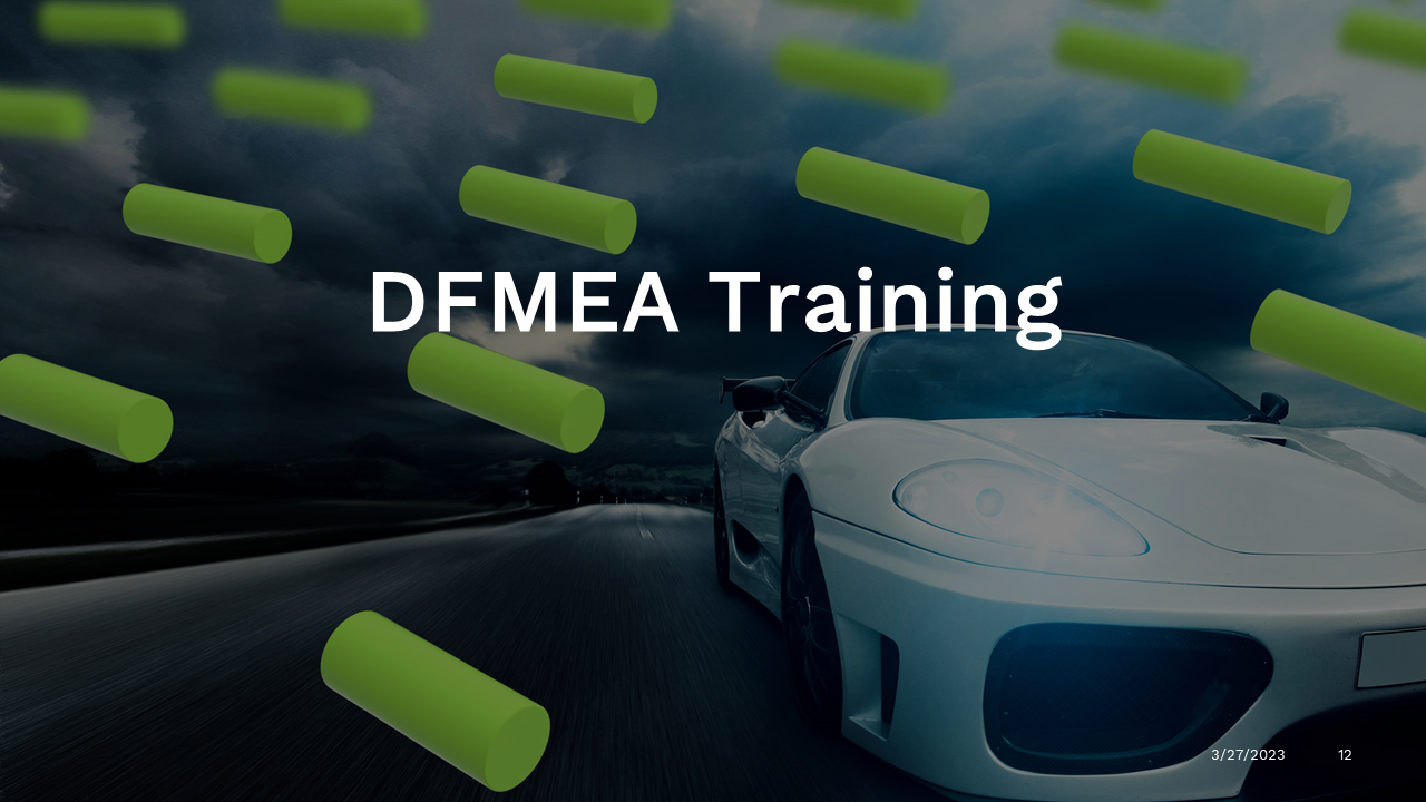 DFMEA Training EDUDFMEA1467