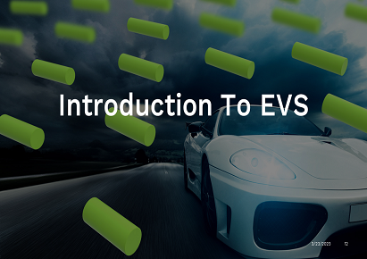 Introduction To EVS EDUEVS1932