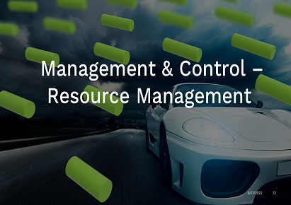 Management & Control - Resourse Management EDUFTMRES13