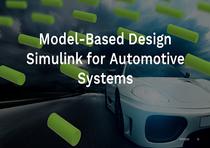 Model-Based Design - Simulink for Automotive Systems EDUMBDAS2317