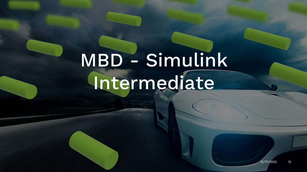 MBD - Simulink - Intermediate  EDUMBDI1024