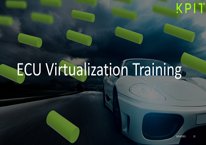 ECU Virtualization Training EDUPESIF1071