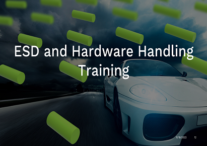 ESD and Hardware Handling Training EDUPPR1594