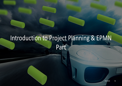 Introduction to Project Planning & EPMN Part EDUPROFTM1025