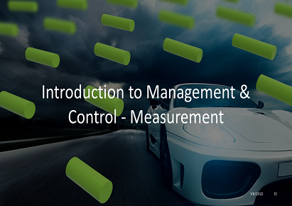 Introduction to Management & Control - Measurement EDUPROFTM1031