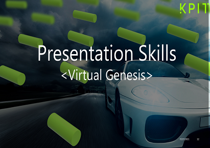 Genesis - Presentation Skills EDUPSDIF1015