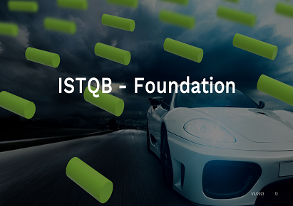 ISTQB - Foundation  EDUTECHF1023