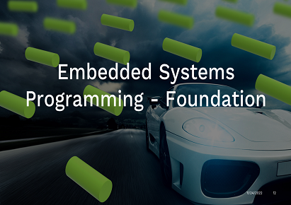 Embedded Systems Programming - Foundation EDUTECHM1523