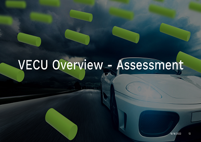 VECU Overview - Assessment EDUVECU0522