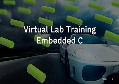 Virtual Lab Training – Embedded C  EDUVLT1631