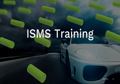 ISMS Training ISMST021