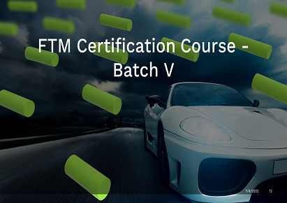 FTM Certification Course - Batch V FTMCEI34